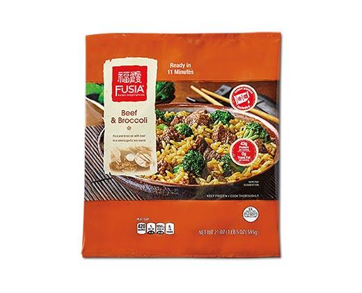 Fusia Asian Inspirations 
 Beef and Broccoli or Beef Lo Mein