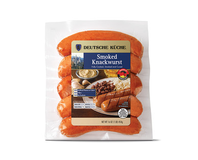 Deutsche Küche Smoked Bratwurst or Smoked Knackwurst