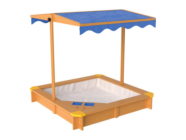 Playtive Sandpit With Sun Shade & Ice Cream Parlour