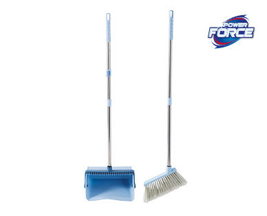 Upright Broom and Dustpan