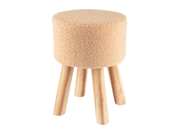 Livarno Home Faux Fur Stool