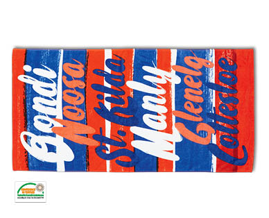Reactive Printed Beach Towel