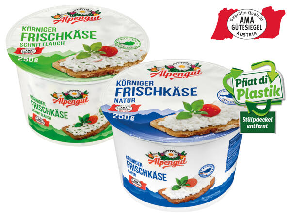 Körniger Frischkäse