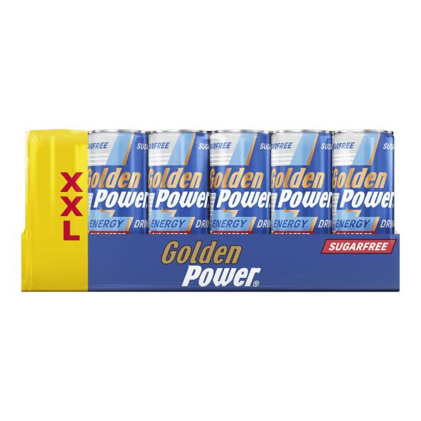 GOLDEN POWER(R) 				Boisson énergisante zéro, 24 pcs