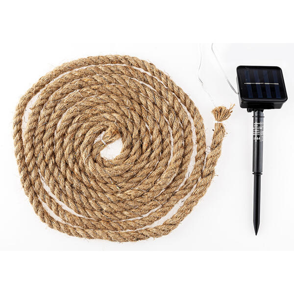 LED-Solar-Juteseil