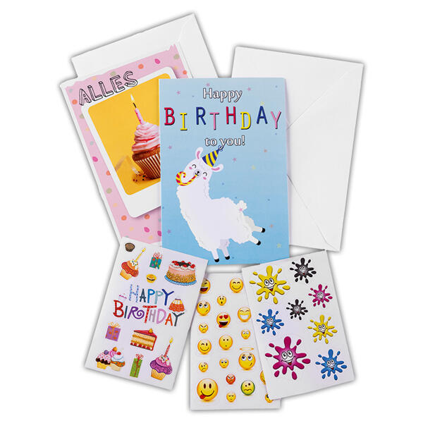 Glückwunschkarten-Set 4er