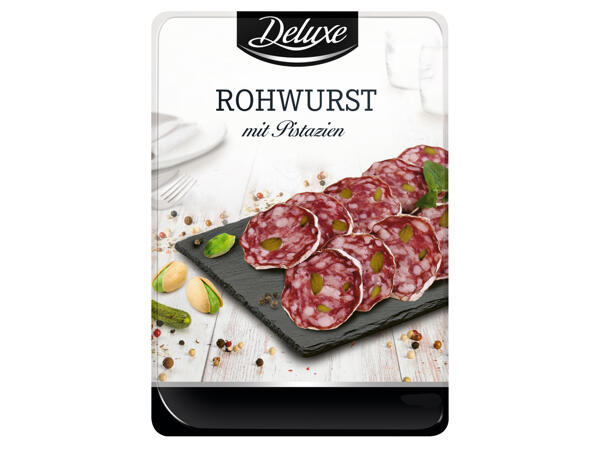 Rohwurst mit Pistazien