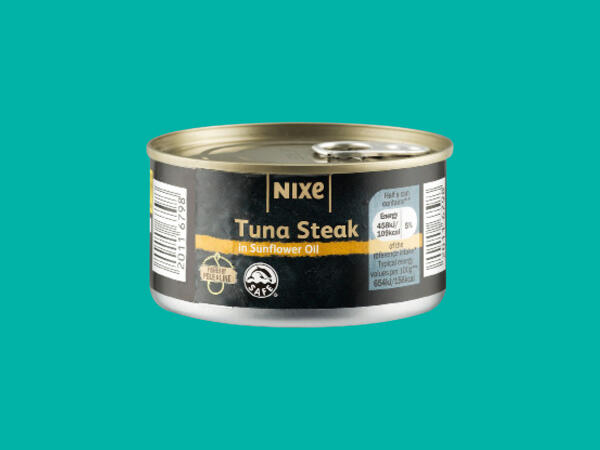 Nixe Tuna Steak in Sunflower Oil - Lidl - Great Britain - Specials archive