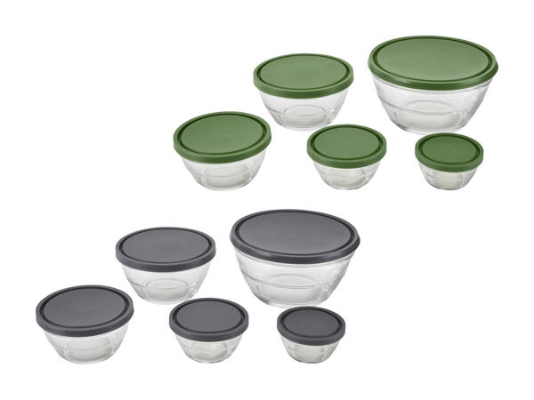 Bols en verre, set de 5