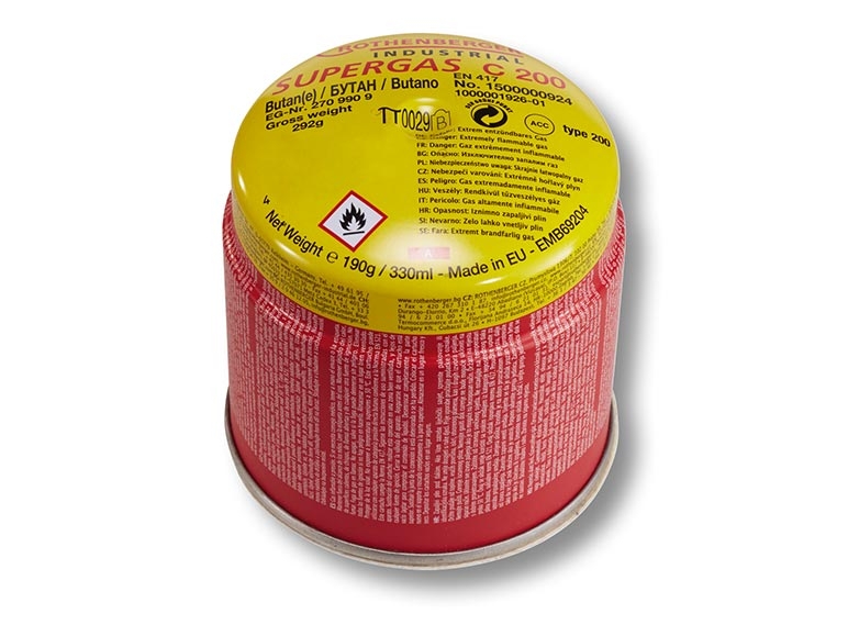 Cartouche de gaz butane, 190 g