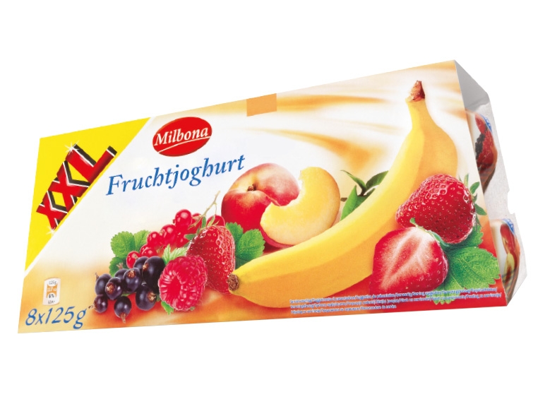 MILBONA Gerührter Fruchtjoghurt 1 kg