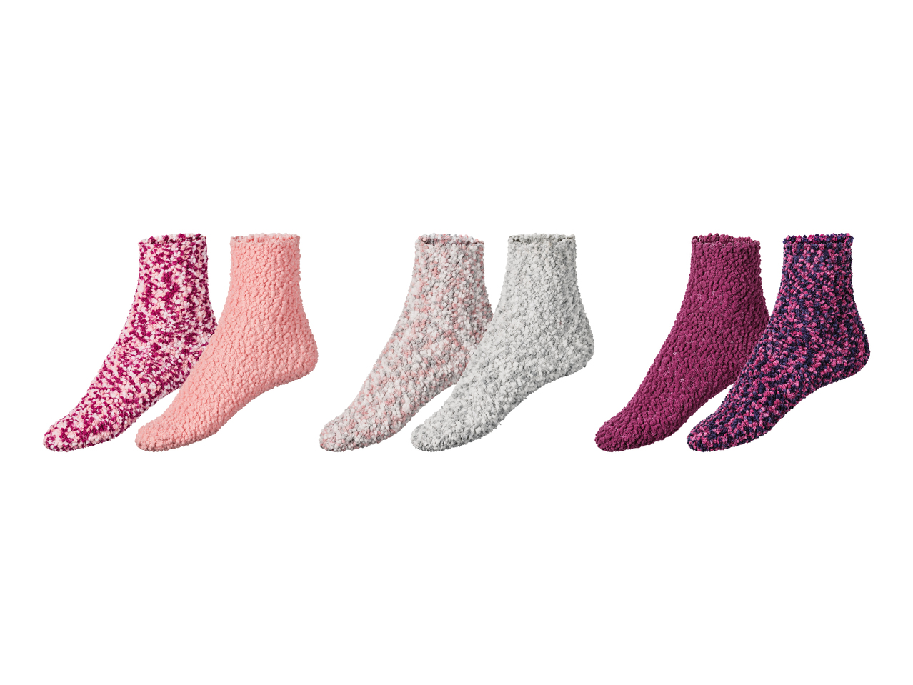 Chaussettes douillettes pour femme, 2 paires1