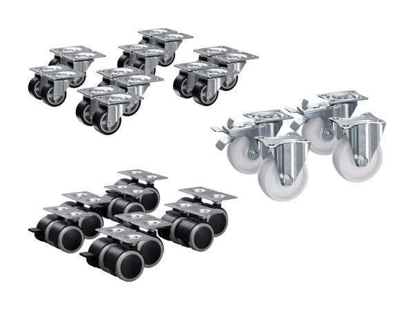 Roulettes de transport/pivotantes/pour meubles