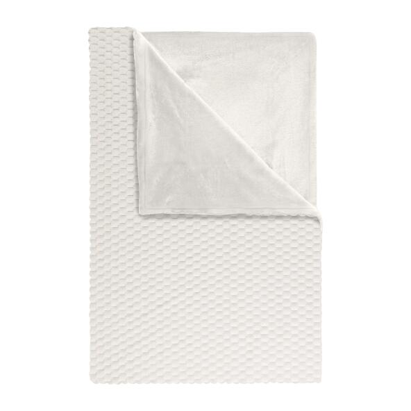 HOME CREATION(R) 				Plaid polaire en flanelle