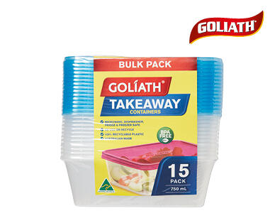 Takeaway Containers 15pk
