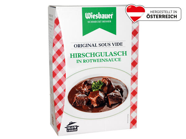 Wiesbauer Hirschgulasch Sous-Vide
