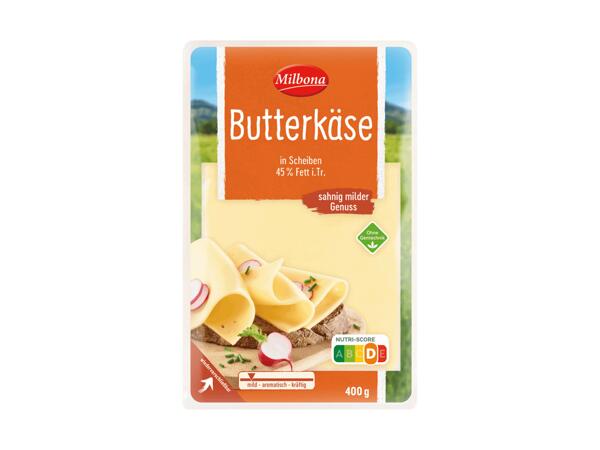 Butterkäse in Scheiben