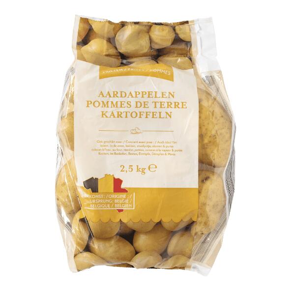 Frühkartoffeln für Pommes frites
