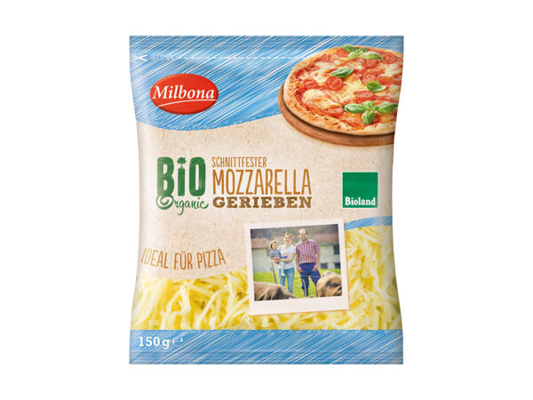 Bio Mozzarella gerieben