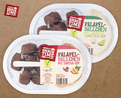 SNACK TIME Falafel mit Dip