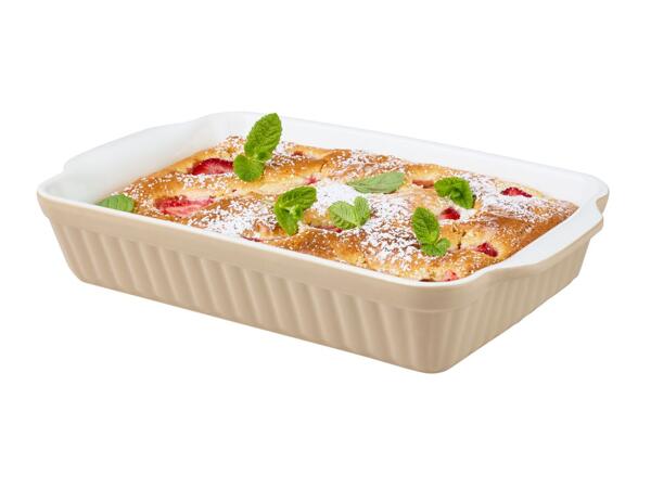 Silvercrest Beige Large Stoneware Oven Dish