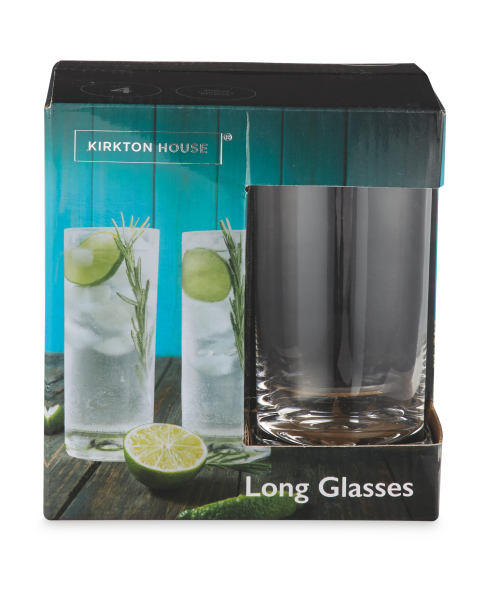 Long Glasses 4 Pack