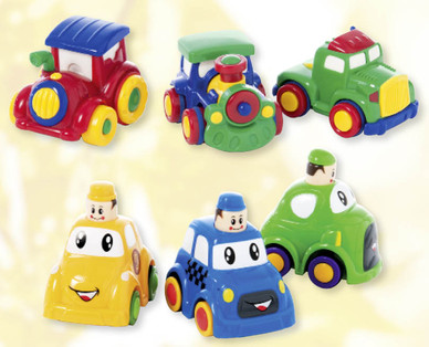 Lot de mini-voitures, 3 pièces TOYLINO