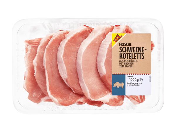 Frische Karree-Kotelettes