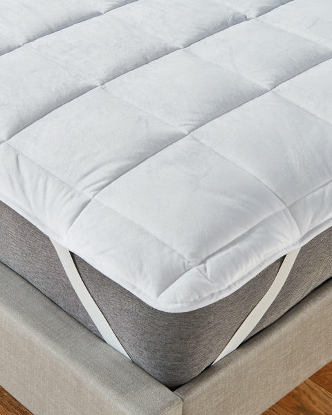 Double Plush Mattress Protector