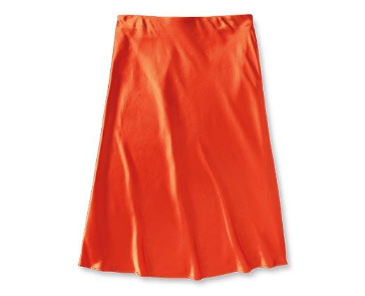 Serra Ladies Satin Skirt
