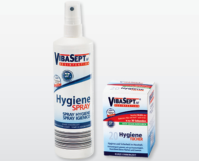 VIBASEPT AF(R) Hygienespray/-tücher