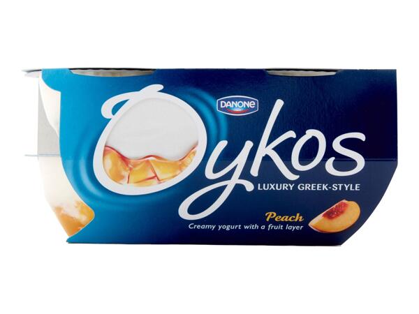 Oykos Layered Fruit Yogurt Peach