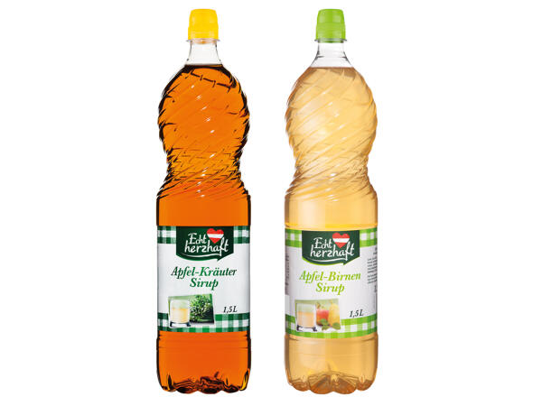 Apfel-Kräuter oder Apfel-Birnen Sirup