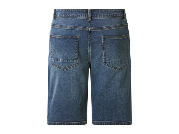 Men's Dark Blue Denim Shorts