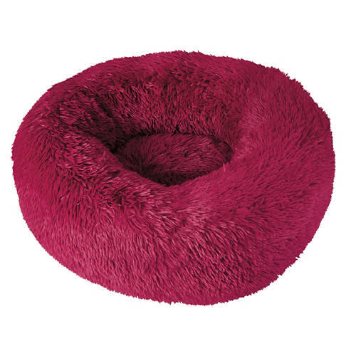 24" x 24" Pet Plush Bed - Red, M