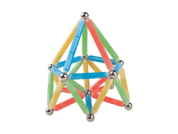 Jeu de construction magnétique lumineux/coloré