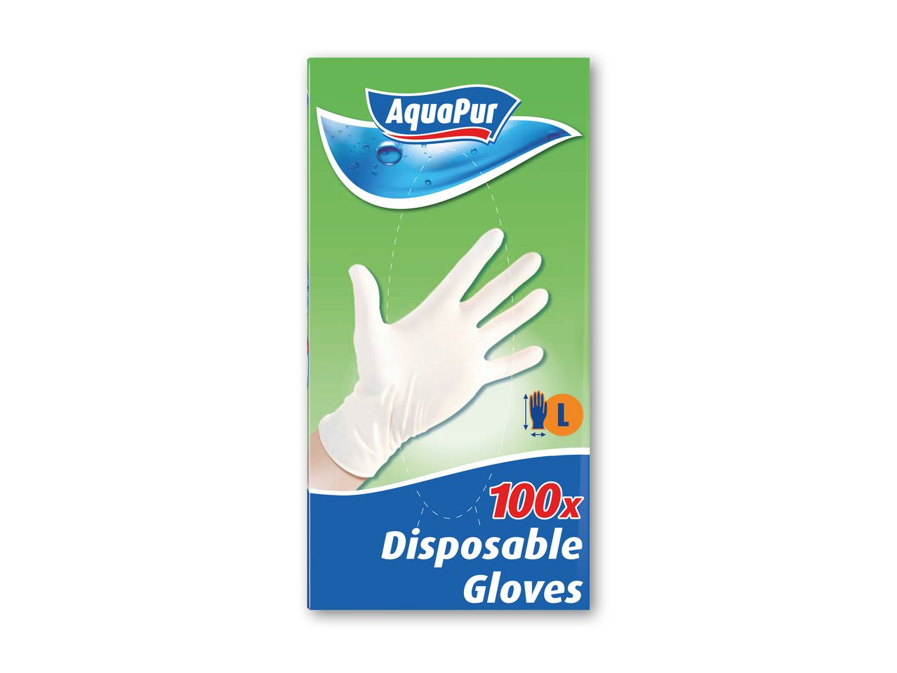 AQUAPUR Latex-engangshandsker