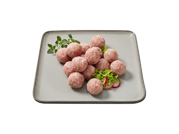 Turkey and Pork Meatballs
