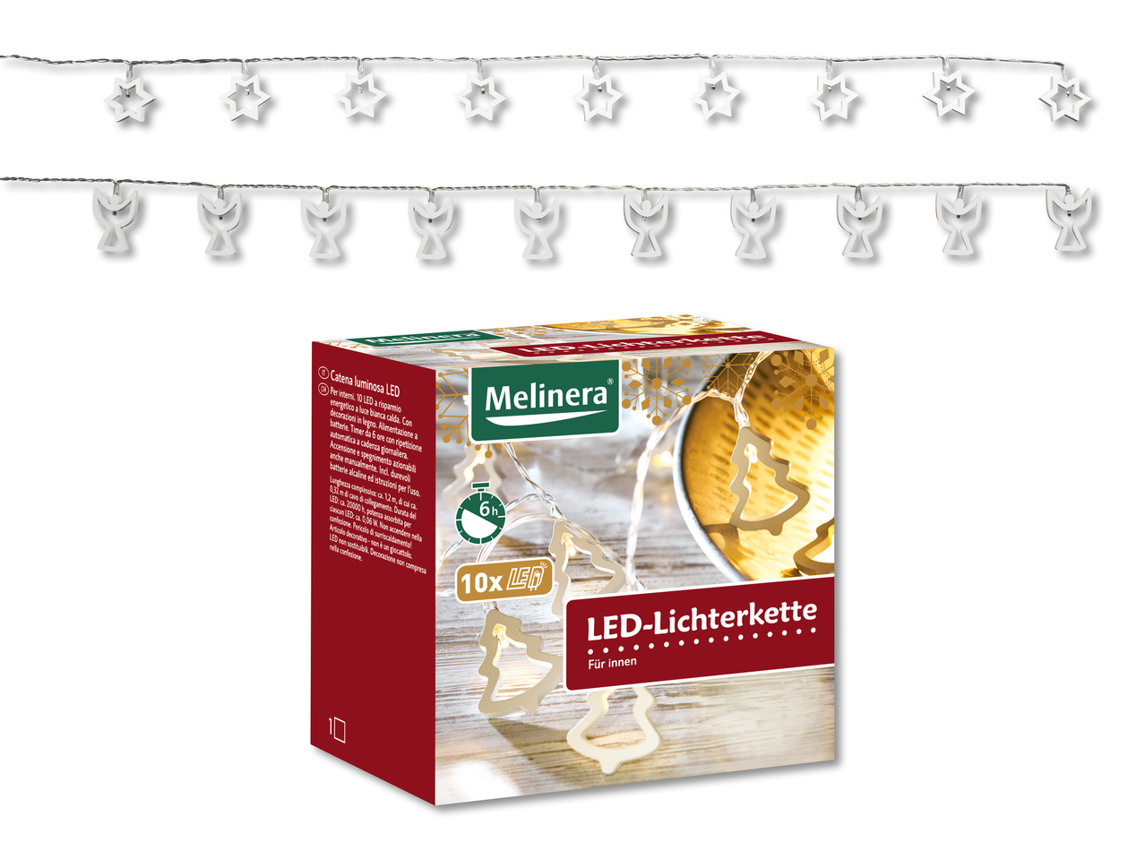 Guirlande LED avec breloques