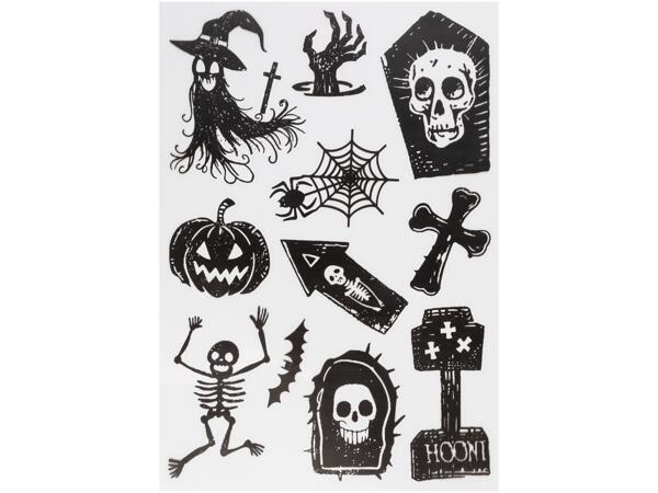 Fluorescent Halloween Stickers