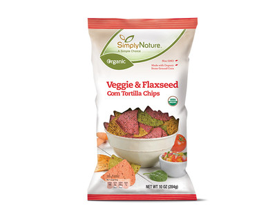 SimplyNature Veggie & Flaxseed Tortilla Chips