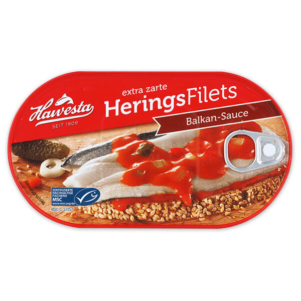 Heringsfilets in Creme / Sauce