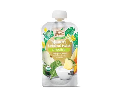 Little Journey Green Tropical Twist Smoothie Puree