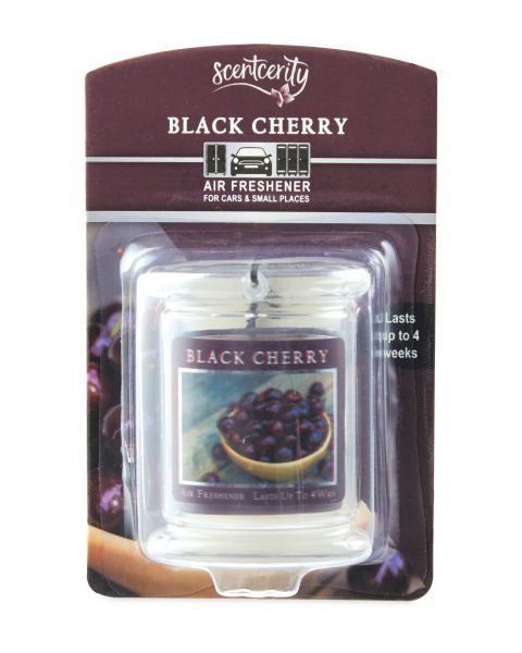 Black Cherry Car Air Freshener