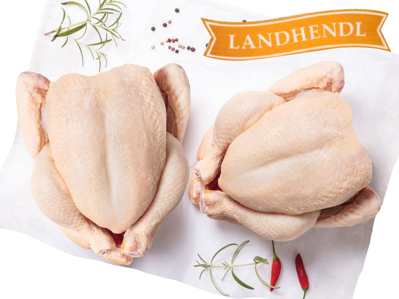 LANDHENDL Frische österr. Hendl bratfertig, 2er Pack