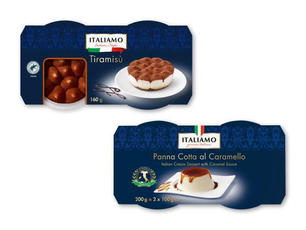 ITALIAMO Tiramisu eller panna cotta