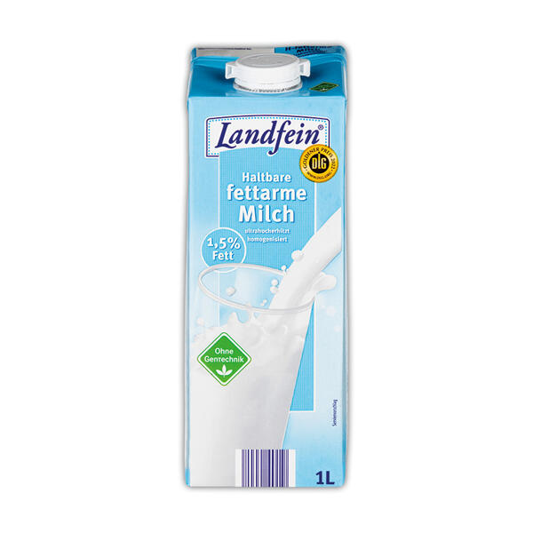 Haltbare fettarme Milch