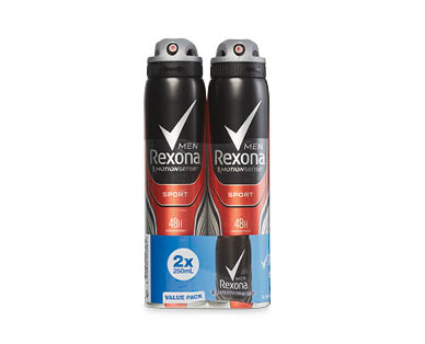 Mens Rexona Antiperspirant 2 x 150g