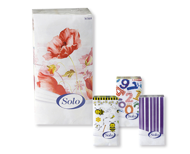 Serviettes à motifs SOLO