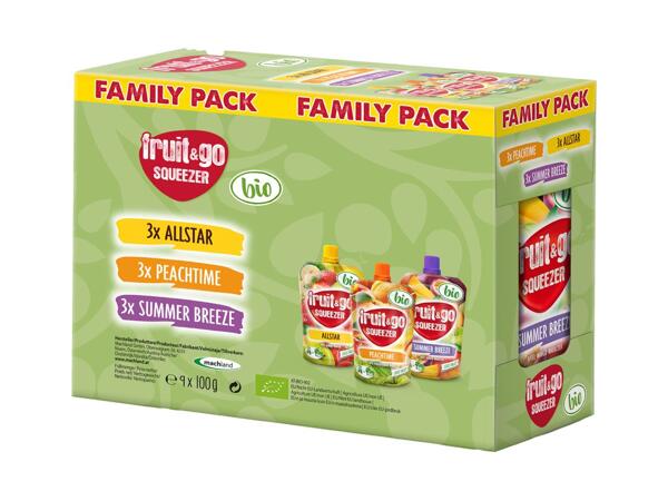 Poches fruit & go Squeezer bio XXL